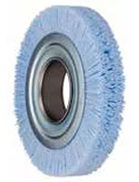 6 Inch (in) Brush Diameter, 80 Grit, and 0.055 Inch (in) Filament Diameter Metal Hub Brush with CeramiX® Abrasive Filament