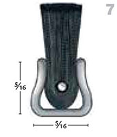 1 Inch (in) Overall Trim, 36 Inch (in) Overall Length, and 0.008 Inch (in) Filament Diameter Antistatic Nylon/Galvanized Backing Strip Brush (MB740236)