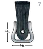 2 Inch (in) Overall Trim, 96 Inch (in) Overall Length, and 0.014 Inch (in) Filament Diameter Inserted Membrane/Galvanized Backing Strip Brush (MB720096) - 2