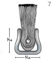 1 Inch (in) Overall Trim, 36 Inch (in) Overall Length, and 0.006 Inch (in) Filament Diameter Stainless Steel Fill/Stainless Steel Backing Strip Brush (MB704036) - 2