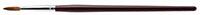 21/32 Inch (in) Trim Length and 7-1/2 Inch (in) Overall Length Red Sable Marking Artist Brush