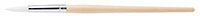 15/16 Inch (in) Trim Length and 7-1/2 Inch (in) Overall Length Taklon White Artist Brush