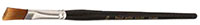 7/16 Inch (in) Trim Length and 7-5/8 Inch (in) Overall Length Gold Nylon Flat Artist Brush