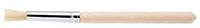 11/6 Inch (in) Trim Length and 6 Inch (in) Overall Length Fine White Bristle Stencil Artist Brush