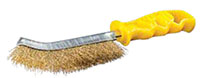 SPID® 1 Inch (in) Trim Length and 9-5/8 Inch (in) Overall Length Brass Paint and Parts Cleaning Brush - 3