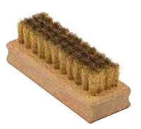 3-1/4 x 1-1/8 Inch (in) Block Size  Suede and Nail Brush