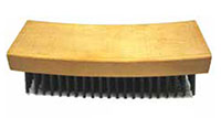 7-1/4 x 2-7/8 Inch (in) Block Size Stainless Steel Rocker Back Wood Scratch Brush