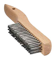 10 x 1-1/8 Inch (in) Block Size Steel Shoe Handle Platers’ Brush