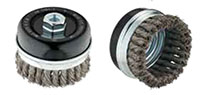 2-3/4 Inch (in) Diameter and 0.020 Inch (in) Wire Size Stainless Steel Twisted Knot Cup Brush (70658)