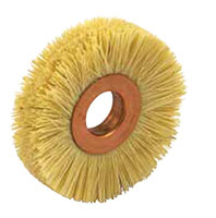 2 Inch (in) Diameter, 17/32 Inch (in) Trim Length Tampico Copper Center Non-Metallic Wheel Brush (10655)