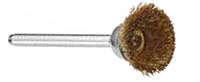 5/8 Inch (in) Diameter, 0.003 Inch (in) Filament Diameter, and 1/4 Inch (in) Trim Length Miniature Cup Power Brush (11565)