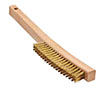 13 x 7/8 Inch (in) Block Size Brass Curved Handle Platers’ Brush