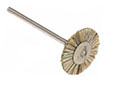 11530 - 3/4 Inch (in) Diameter and 3/16 Inch (in) Trim Length Stiff Hair Miniature Wheel Power Brush (11530)