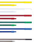 47 Inch (in) Length White Plastic Tip Colored Fiberglass Handle (91904FW)